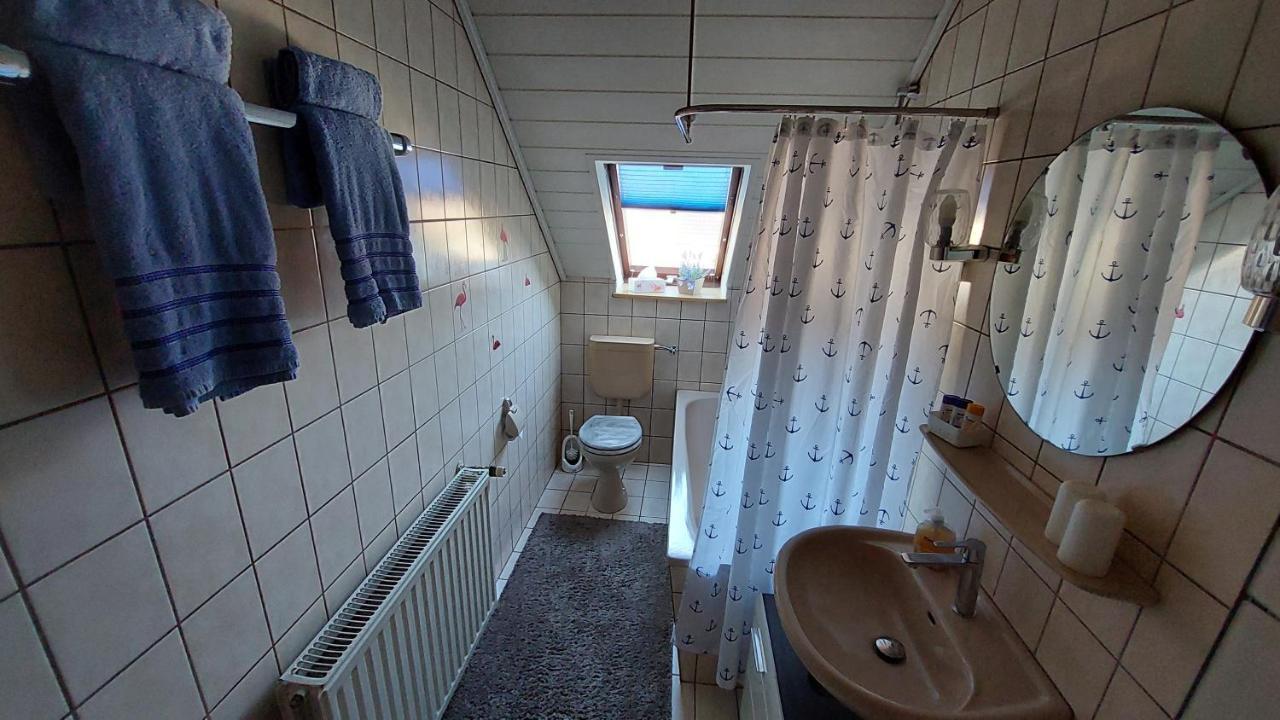 מינדן Ferienwohnung Weser מראה חיצוני תמונה
